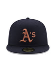 Oakland Athletics Navy Copper 40th Anniversary SP 59Fifty Fitted