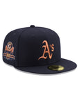 Oakland Athletics Navy Copper 40th Anniversary SP 59Fifty Fitted