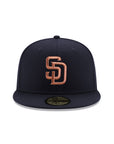 San Diego Padres Navy Copper 40th Anniversary SP 59Fifty Fitted