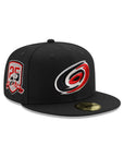Carolina Hurricanes 25th Anniversary SP NHL Black 59Fifty Fitted