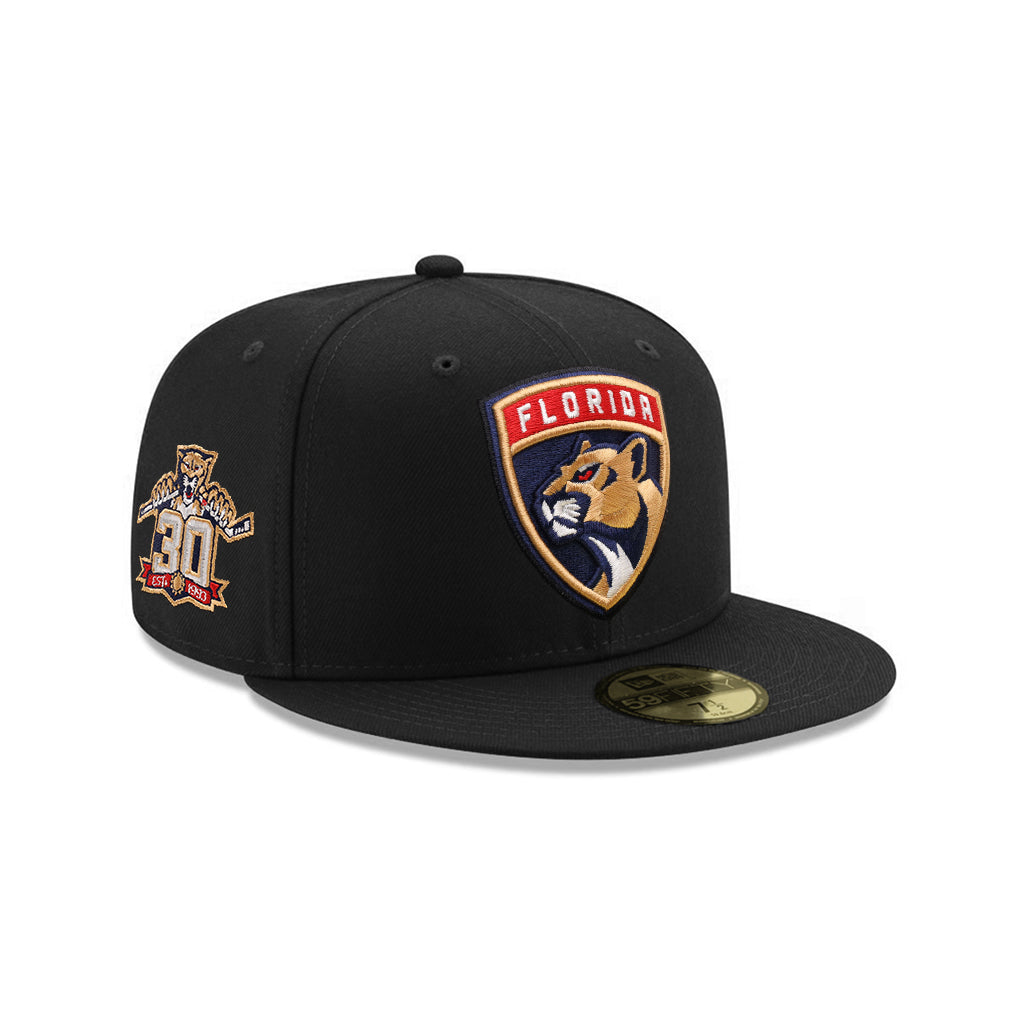 Florida Panthers 30th Anniversary SP NHL Black 59Fifty Fitted