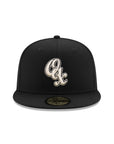 Guerreros De Oaxaca Club De Beisbol Black Metallic Silver Mexico Flag SP 59Fifty Fitted