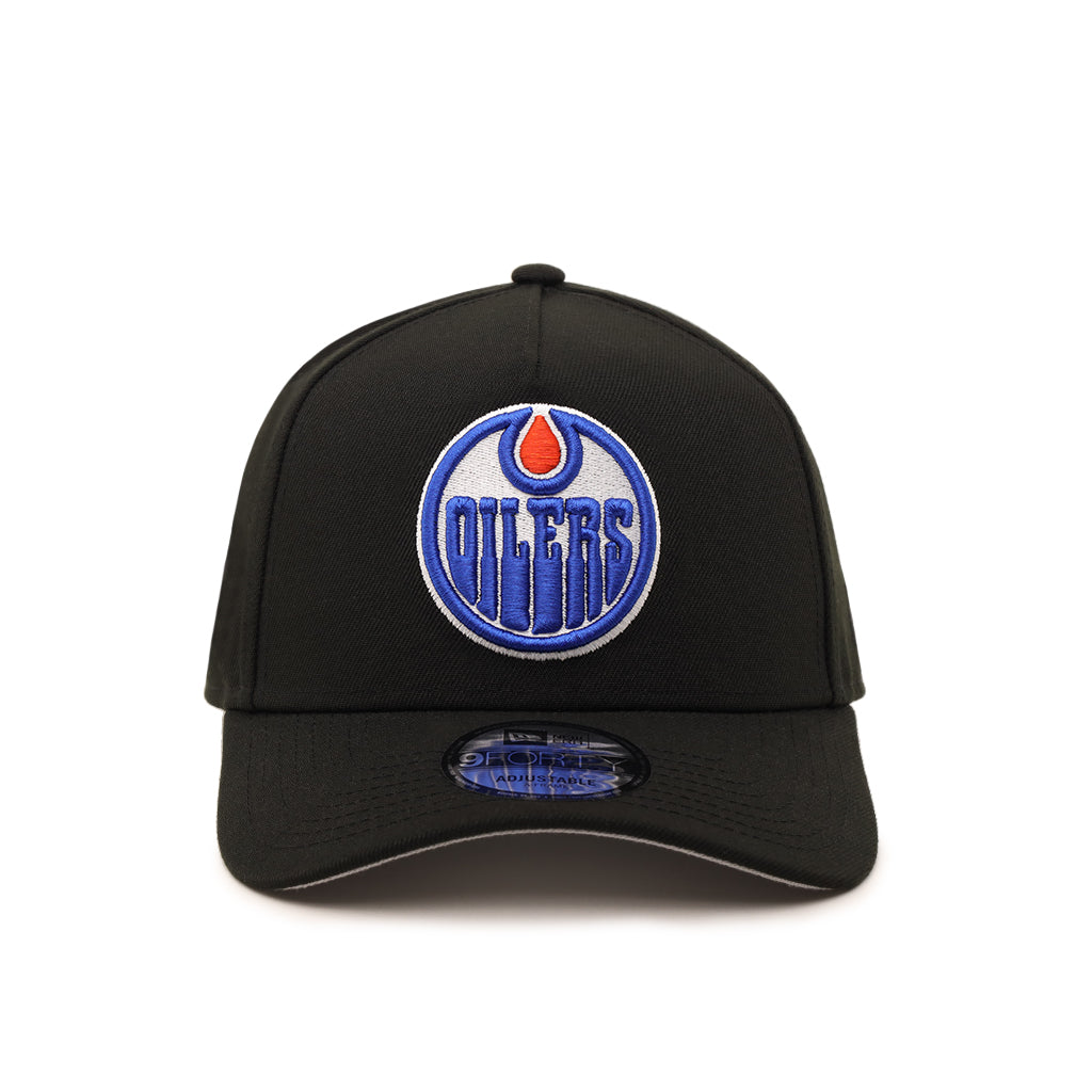 Edmonton Oilers Inaugural Season SP NHL Black 9Forty A-Frame Snapback – CROWN MINDED Edmonton Oilers Inaugural Season SP NHL Black 9Forty A-Frame Snapback – CROWN MINDED