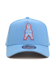 Houston Oilers Cooperstown Collection Team Color 9Forty A-Frame Snapback