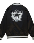 Mitchell & Ness Oakland Raiders Double Clutch Lightweight Satin Jacket