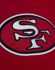 Mitchell & Ness San Francisco 49ers Gold Red Split Faithful To The Bay Lightweight Satin Jacket