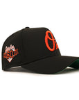 Baltimore Orioles 60th Anniversary SP Black 9Forty A-Frame Snapback