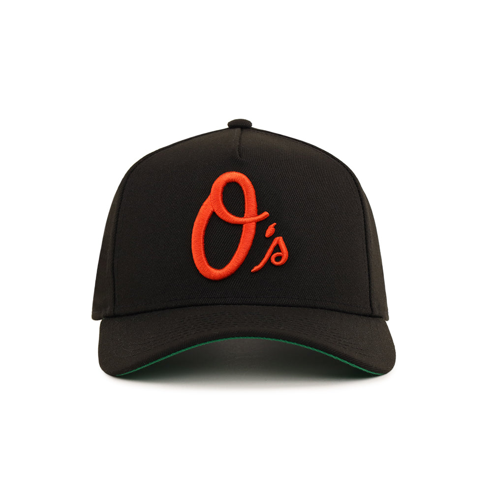 Baltimore Orioles 60th Anniversary SP Black 9Forty A-Frame