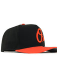 Baltimore Orioles Black 9Fifty A-Frame Snapback