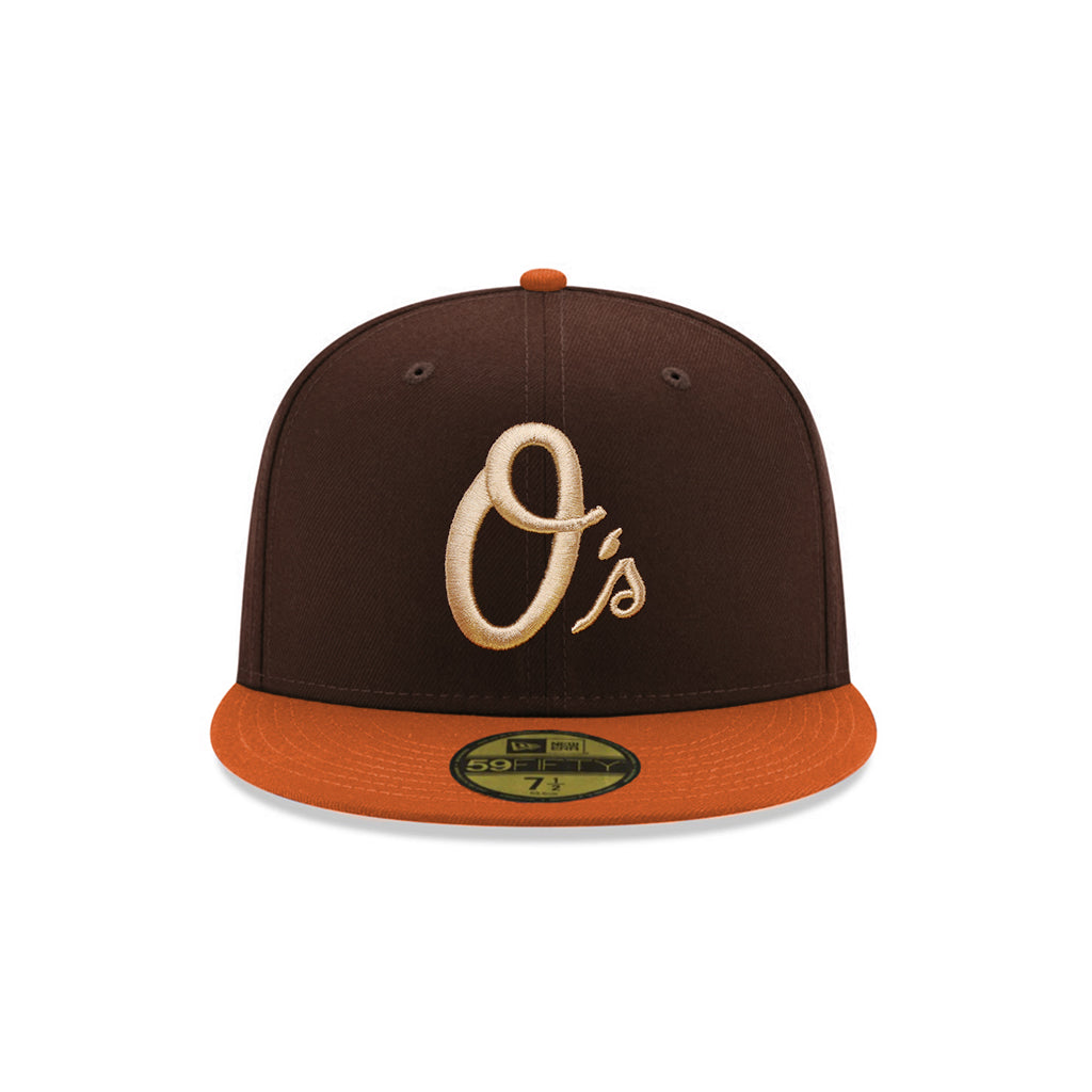 Baltimore Orioles Brown Rust 2 Tone Team Crest SP 59Fifty Fitted