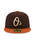 Baltimore Orioles Brown Rust 2 Tone Team Crest SP 59Fifty Fitted