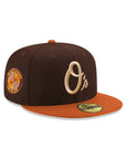 Baltimore Orioles Brown Rust 2 Tone Team Crest SP 59Fifty Fitted