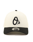 Baltimore Orioles Chrome Black 2 Tone 50th Anniversary SP 9Forty A-Frame Snapback