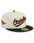 Baltimore Orioles Chrome Black 2 Tone Alternate Logo SP 59Fifty Fitted