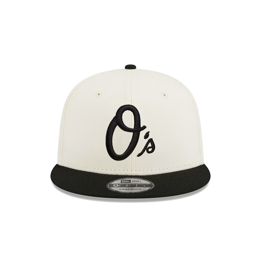 Baltimore Orioles Chrome Black 2 Tone 9Fifty Snapback – CROWN MINDED