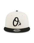 Baltimore Orioles Chrome Black 2 Tone 9Fifty Snapback