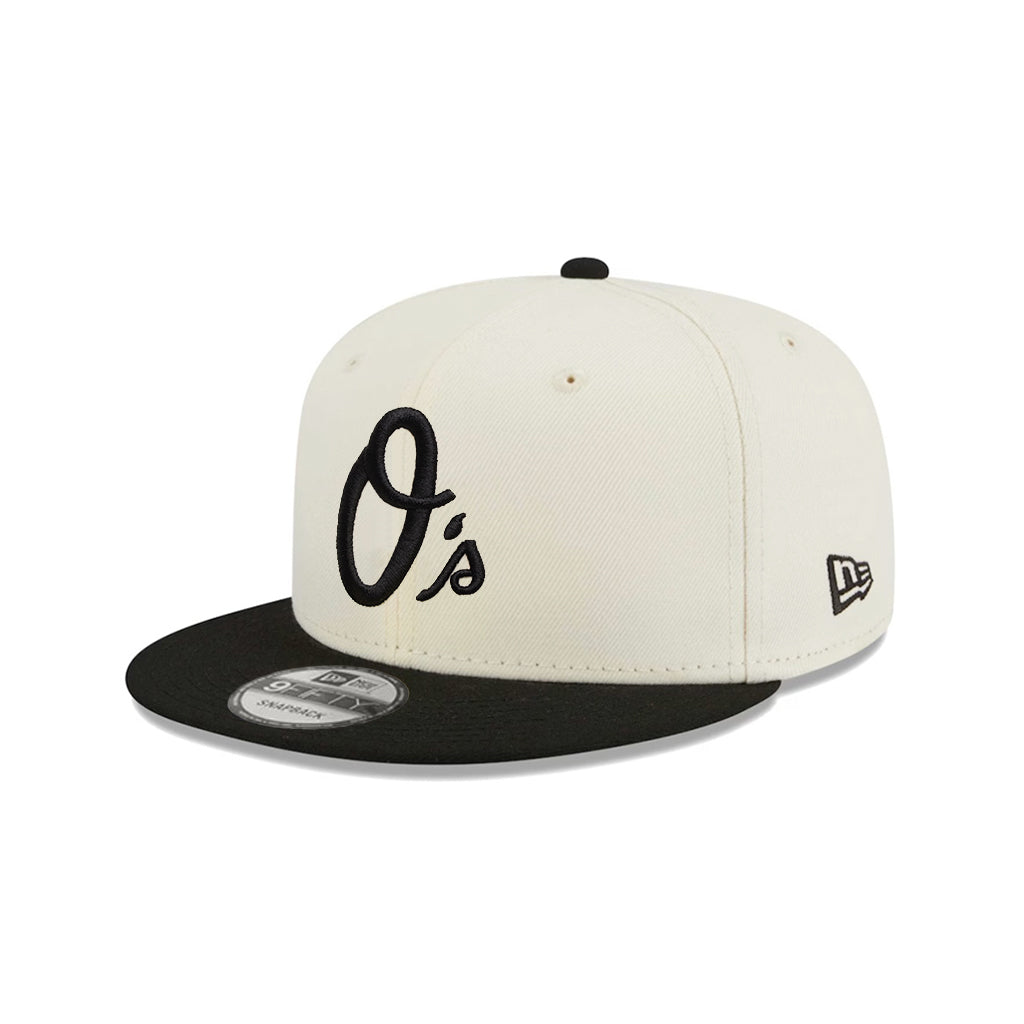 Baltimore Orioles Chrome Black 2 Tone 9Fifty Snapback – CROWN MINDED