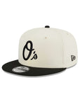 Baltimore Orioles Chrome Black 2 Tone 9Fifty Snapback
