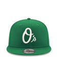 Baltimore Orioles Kelly Green On White 9Fifty Snapback