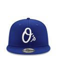 Baltimore Orioles Royal On White 9Fifty Snapback