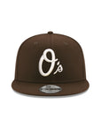 Baltimore Orioles Walnut On White 9Fifty Snapback
