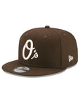 Baltimore Orioles Walnut On White 9Fifty Snapback