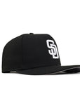 San Diego Padres Black On White 9Fifty A-Frame Snapback