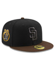 San Diego Padres Black Walnut 2 Tone Petco Park 20th Anniversary SP 59Fifty Fitted