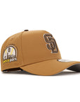 San Diego Padres Wheat Petco Park 10th Anniversary SP 9Forty A-Frame Snapback