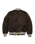 New Era X Alpha Industries San Diego Padres MA-1 Bomber Jacket Brown
