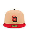 San Diego Padres Candied Pecan Red 2 Tone 25th Anniversary SP 59Fifty Fitted