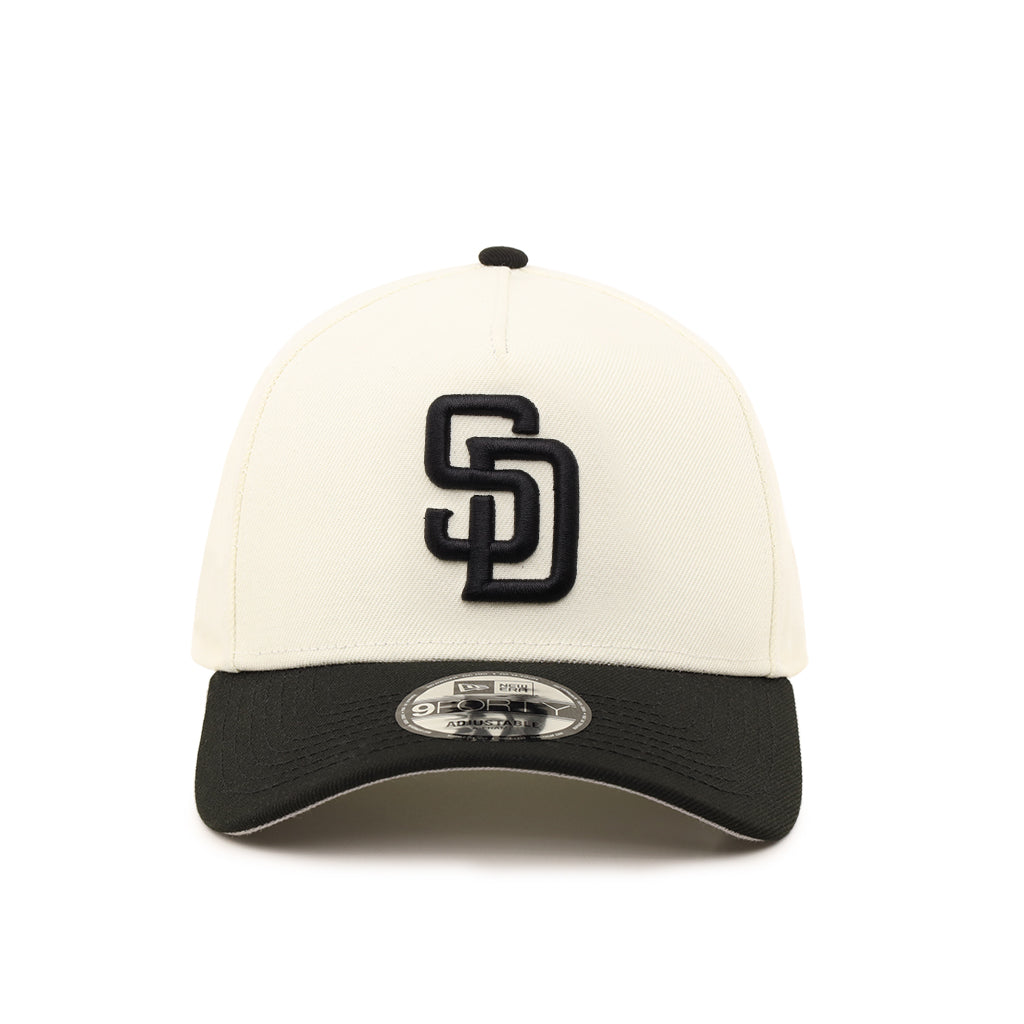 San Diego Padres Chrome Black 2 Tone Petco Park SP 9Forty A-Frame Snapback