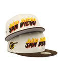 San Diego Padres Chrome Brown 2 Tone Friar Logo SP 59Fifty Fitted