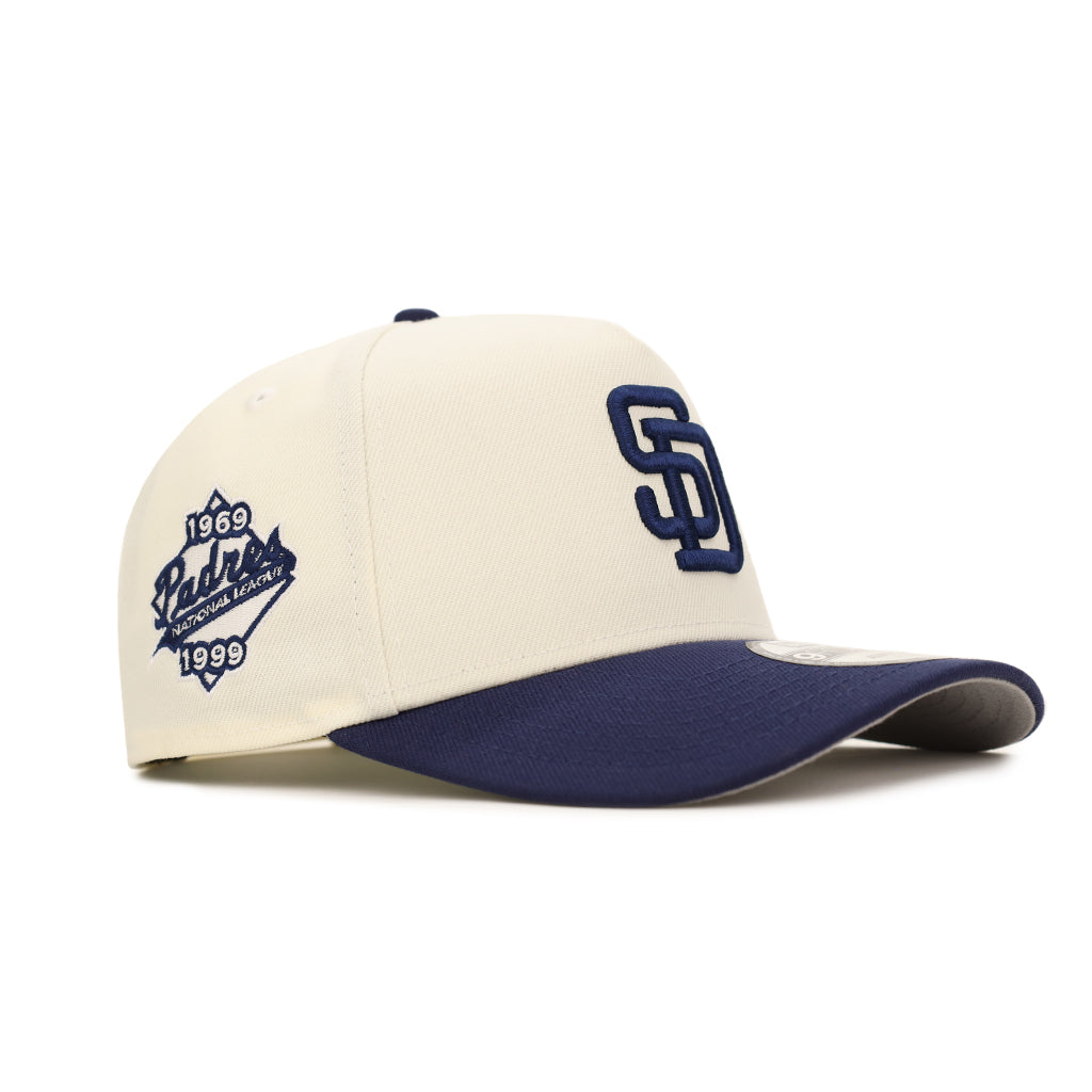 San Diego Padres Chrome Navy 2 Tone 30th Anniversary SP 9Forty A-Frame Snapback
