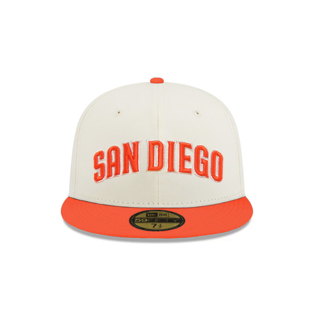 San Diego Padres Chrome Orange 2 Tone Est. 1969 SP 59Fifty Fitted