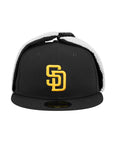 San Diego Padres Dog Ear Black Team 59Fifty Fitted