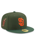 San Diego Padres 2 Tone Green Waving Friar SP 59Fifty Fitted