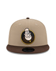 San Diego Padres Friar Mascot Camel Walnut 2 Tone Petco Park SP 59Fifty Fitted