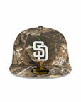 San Diego Padres Real Tree On White 59Fifty Fitted