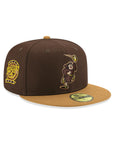 San Diego Padres Walnut Wheat 2 Tone 25th Anniversary SP 59Fifty Fitted