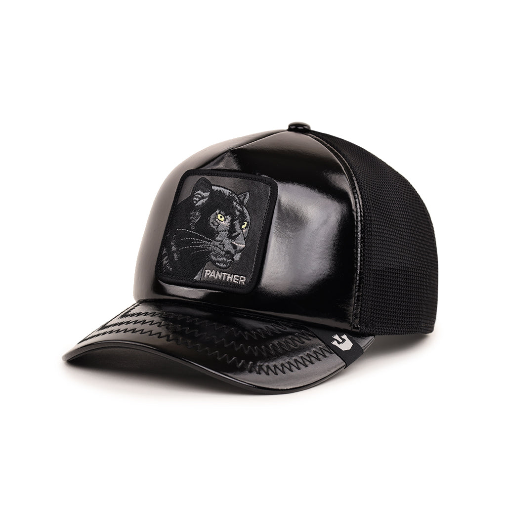 Animal Farm Panther Obsidian Black Snapback Trucker – CROWN  display picture 2