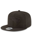 New England Patriots Black on Black NFL 9Fifty Snapback