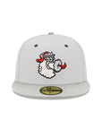 Philadelphia Phillies Gray Heather Gray 2 Tone Veterans Stadium Side Patch 59Fifty Fitted