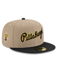 Pittsburgh Pirates Camel Black 2 Tone Pirates Logo SP 59Fifty Fitted