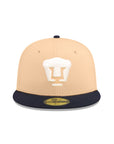 Mexico Pumas Pecan Navy 2 Tone Mexico Flag SP 59Fifty Fitted