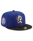 Rancho Cucamonga Quakes MiLB Royal Black 2 Tone 10th Anniversary SP 59Fifty Fitted