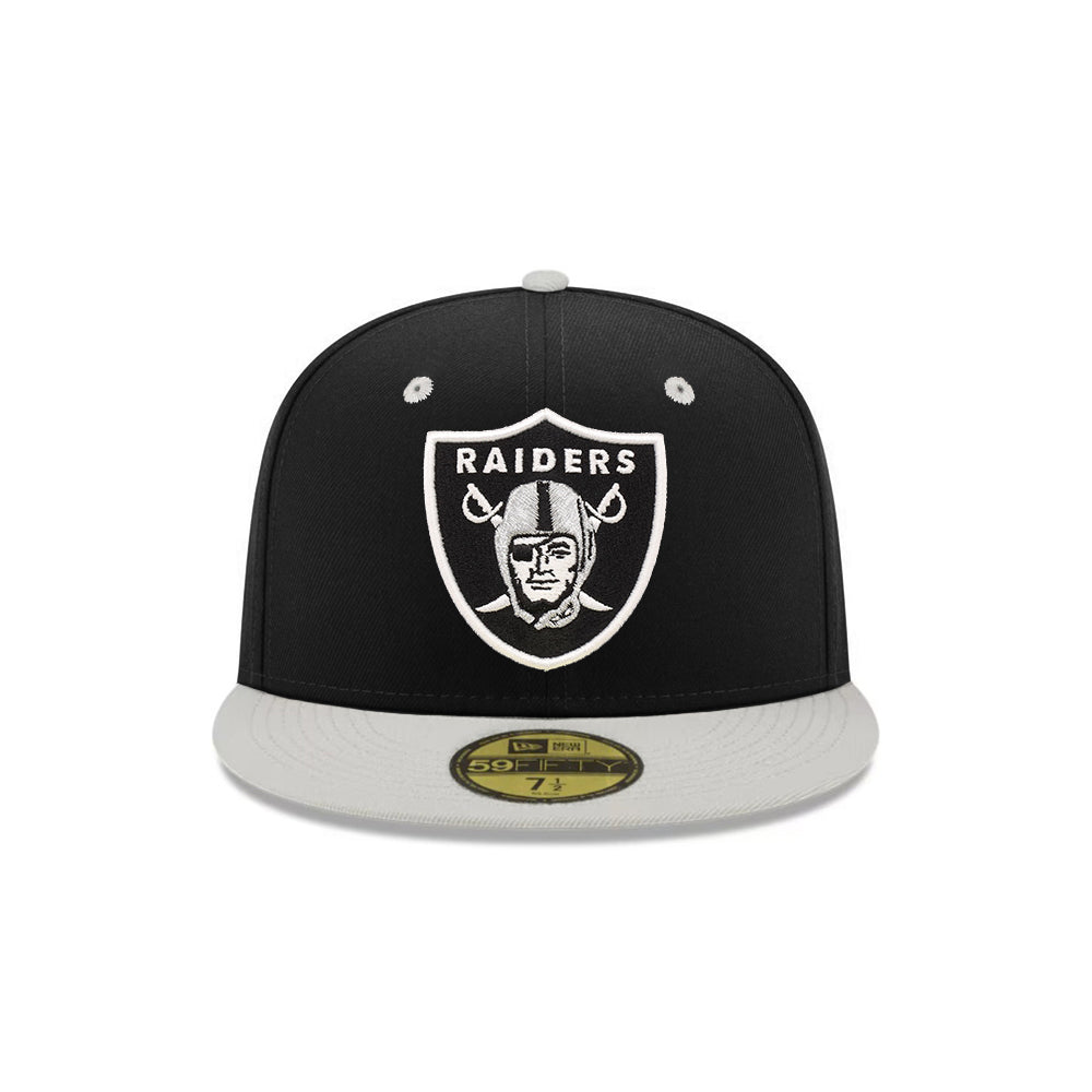 Oakland Raiders Black Gray 2 Tone AFC SP 59Fifty Fitted – CROWN MINDED