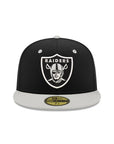 Oakland Raiders Black Gray 2 Tone AFC SP 59Fifty Fitted