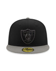 Las Vegas Raiders Black Gray 2 Tone Super Bowl XI SP 59Fifty Fitted