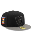 Las Vegas Raiders Black Gray 2 Tone Super Bowl XI SP 59Fifty Fitted